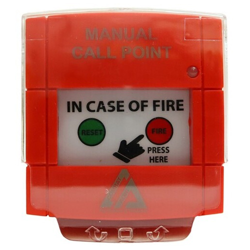 Manual Call Point Mcp (Abs) Alarm Light Color: Red