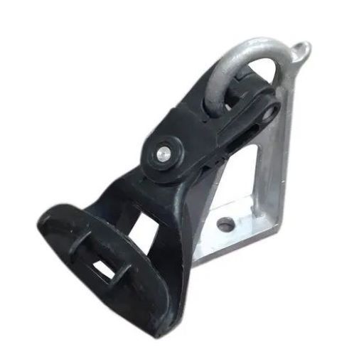 Suspension Clamps - Aluminum Alloy, 16-120 Sqmm, Silver And Black | Robust Design, Fine Finish, Heat Resistance, Easy Installation For Lt Ariel Bunched Cable
