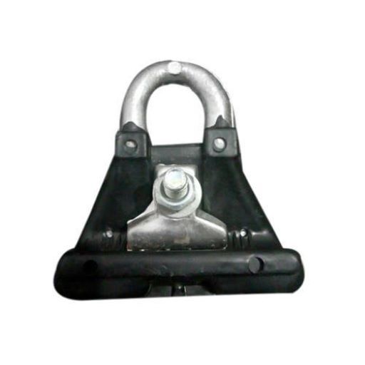 Suspension Clamps - Aluminum Alloy, 16-120 Sqmm, Silver And Black | Robust Design, Fine Finish, Heat Resistance, Easy Installation For Lt Ariel Bunched Cable