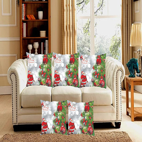 Cushion Covers - 100% Cotton, Multicolor Design | Versatile For Chair, Car, Decorative Use, Home & Garden Furniture, Printed Style
