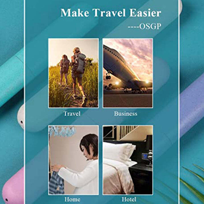 Grey Square Toothbrush Holder - Plastic, 6x6x20 Cm | Hygienic Dust-free Travel Case, Easy To Wash, Ideal For Home And Travel Use