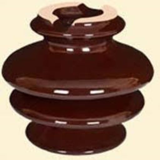 Disc Insulator - Porcelain, 66 Kv, Brown, Polished Finish | Application In Industrial Electrical Use, Warranty: 1 Year, Weight: 50-1000 Grams