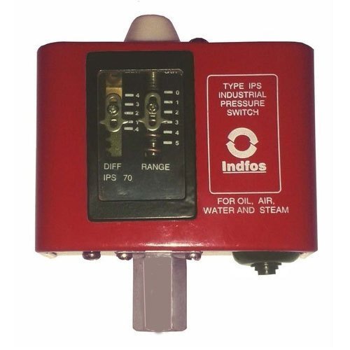 Indfos Pressure Switch - Industrial Red Design | Warranty Included, High-performance Solution