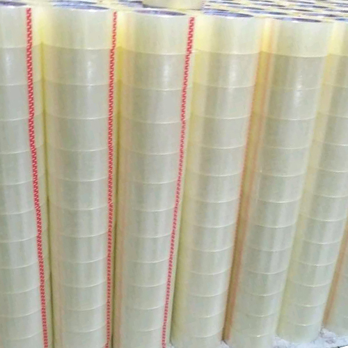 Plain Gum Tape - Pvc Material, Double-sided Design | Hot Melt Adhesive, Ideal For Secure Packaging Solutions