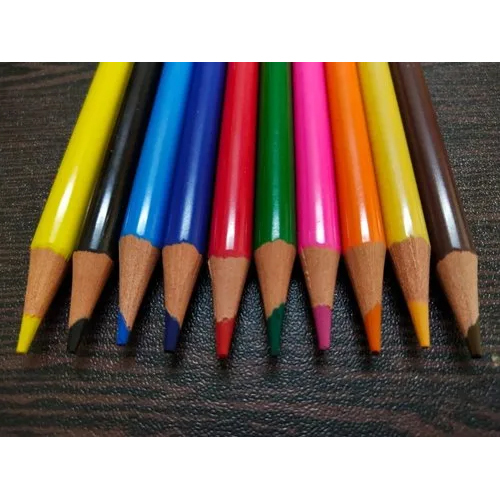 Polymer Colored Lead Pencils - High Quality, Different Sizes Available | Multicolor For Writing And Drawing