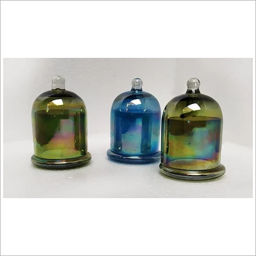 पॉलिशिंग ग्लास कैंडल होल्डर बेल जार