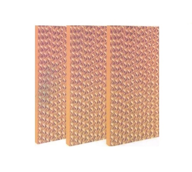 Cellulose Pad - 600x600x50mm To 1800x600x300mm | Eco-friendly Brown And Green Cooling Solution For Industrial And Agricultural Applications