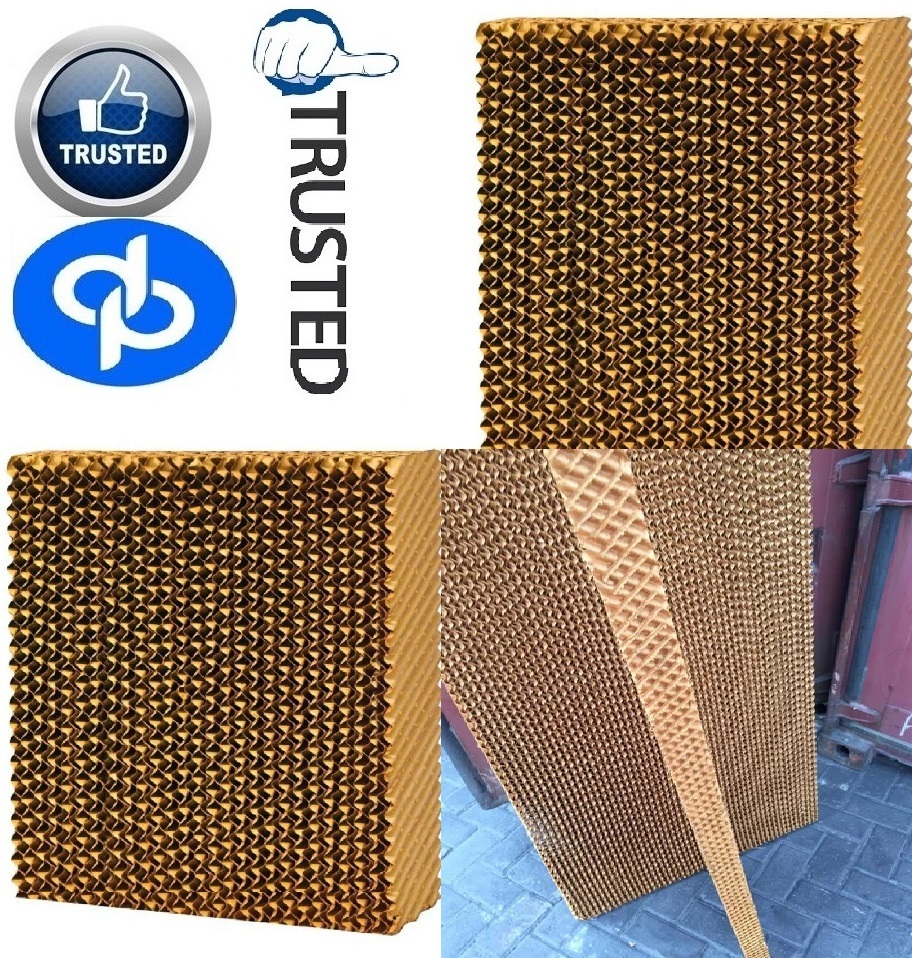 Brown Evaporative Cellulose Cooling Pad Manufacturers From Chennai - Dp Engineers