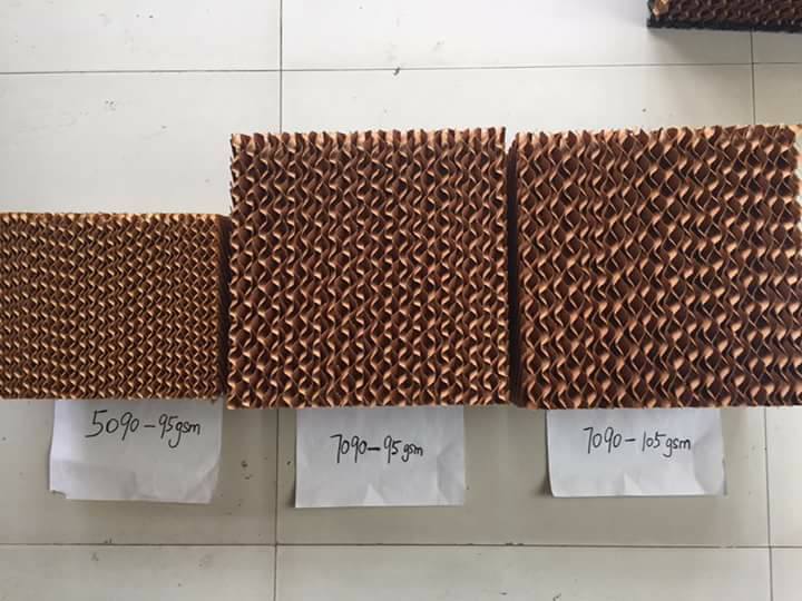Cellulose Pad - 600-1800 Mm, Humidification, Brown & Green Brown, Window Mount Design For Industrial Applications