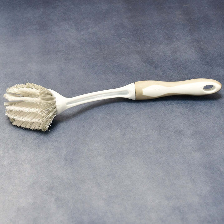Multipurpose Cleaning Brush - Plastic, 29x6x7 Cm | Unique Ergonomic Design, Lightweight With Flexible Bristles For Hidden Spots And Stubborn Stains
