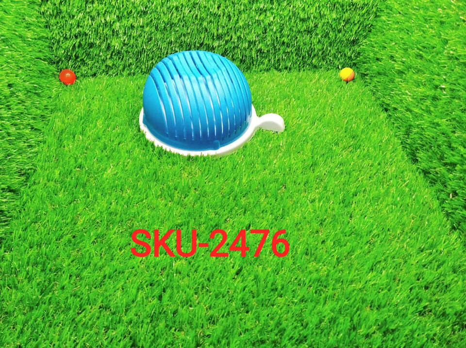 Multipurpose Salad Cutter Bowl - Plastic, 7.5x4.7x7.8 Inches, Mix Color | Easily Creates Fresh Salad Dishes, Fits 2+ People, Easy Clean-up