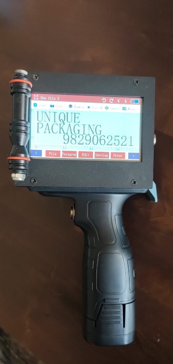 Handheld Inkjet Batch Coding Machine