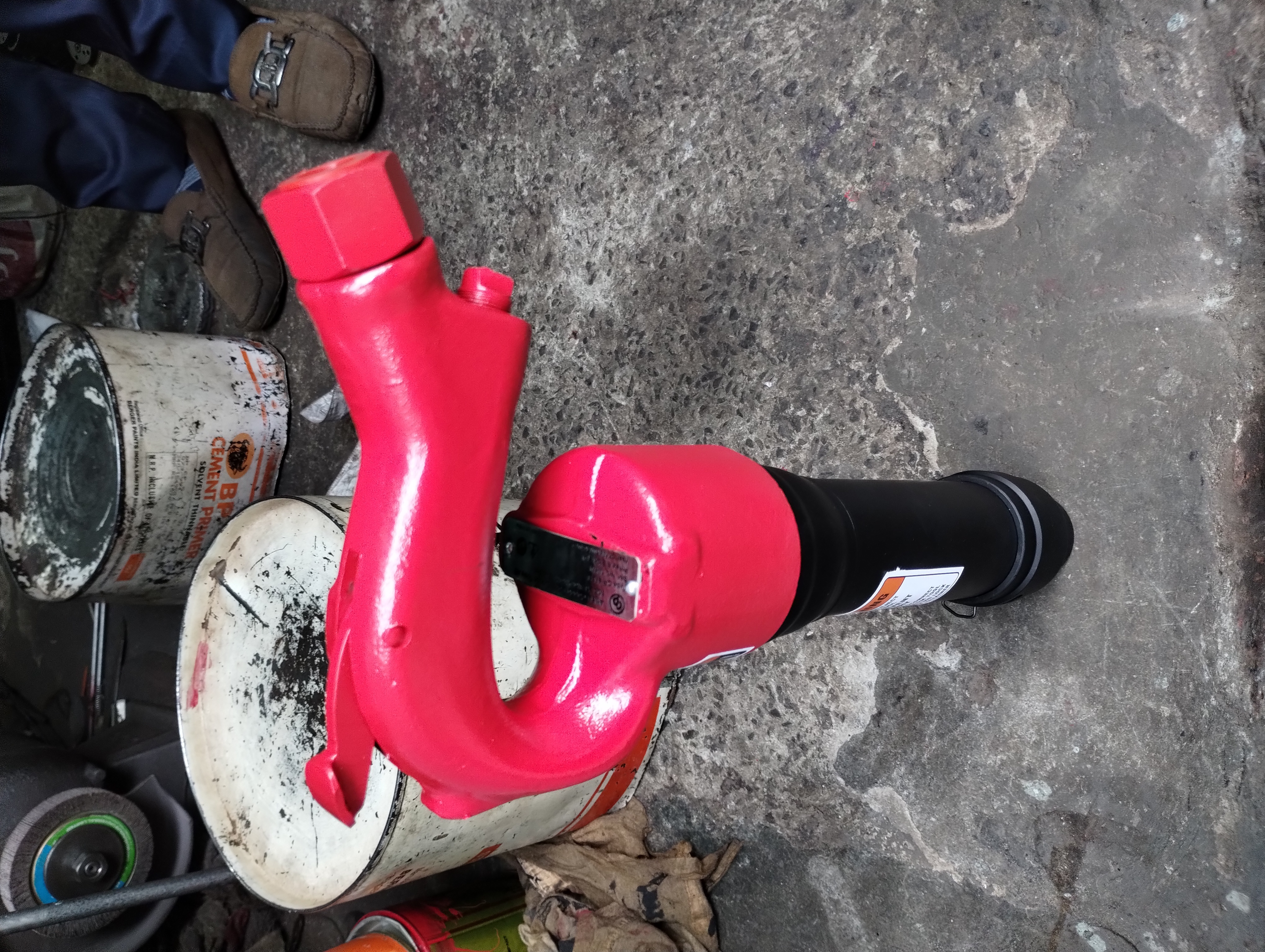 Red And Black Air Chipping Hammer Cp 4123