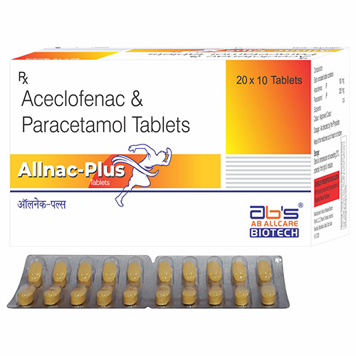 Aceclofenac And Paracetamol Tablets - Drug Type: General Medicines