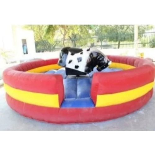 Bull Ride - FRP Round Design, 1 Person Capacity, Electric Power Supply | Designed for Amusement Parks, Ideal for Children