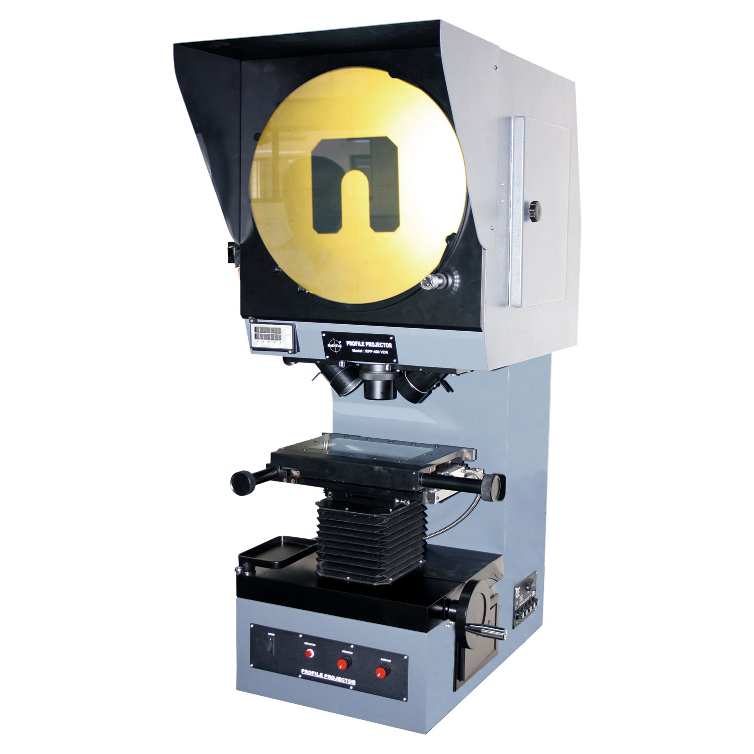 High Sharpness Profile Projector Brightness: Adjustable Iso