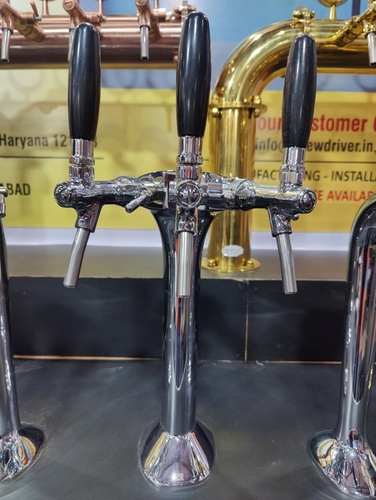 सिल्वर 3 वे स्नेक बीयर टॉवर