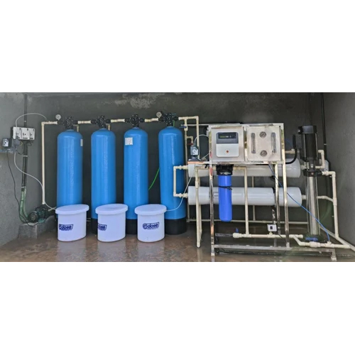 अर्ध स्वचालित 1000 एलपीएच जल उपचार संयंत्र