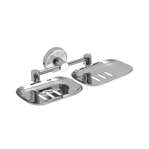 Silver Aariya Double Soap Dish
