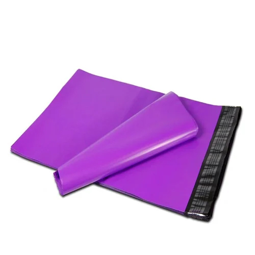 Pvc Purple Tamper Proof Courier Bag