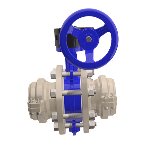 मल्टीकलर एल्युमिनियम एलॉय टर्बो बटरफ्लाई वाल्व