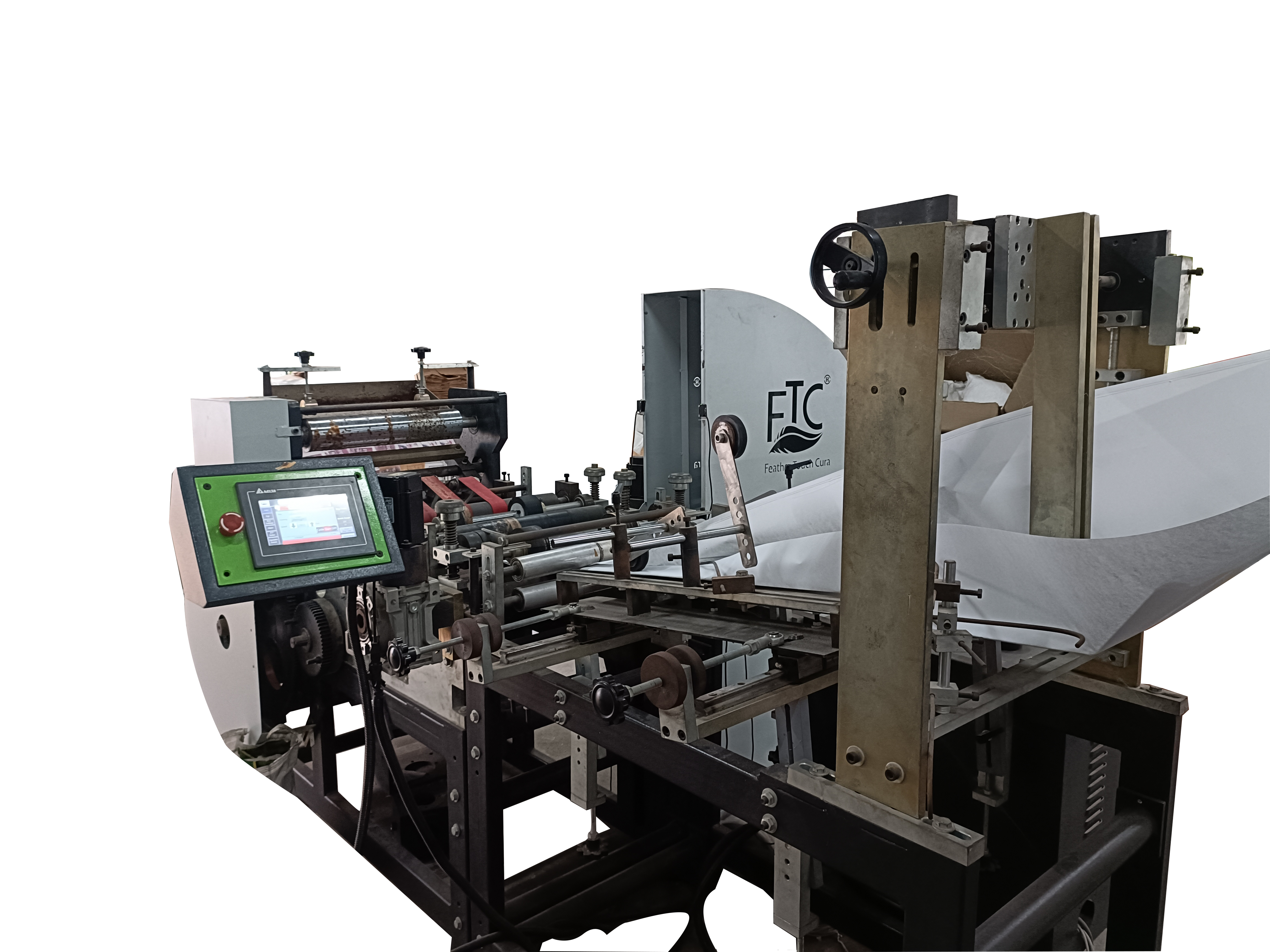 Fully Automatic Paper Bag Making Machine - Durable Steel Build, High Capacity Production Rate, Efficient Energy Consumption, User-friendly Control Panel