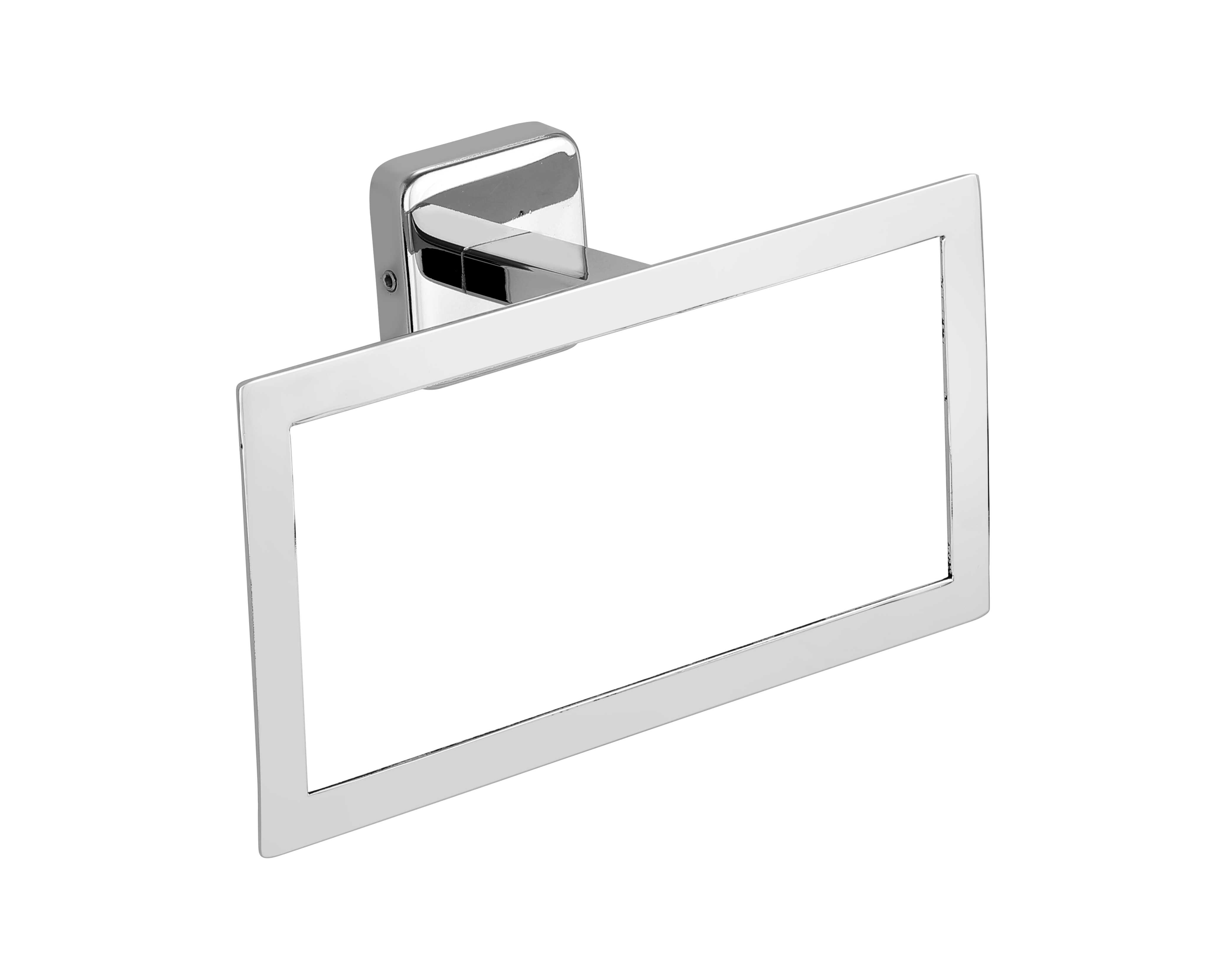 Amaze Napking Ring - Stainless Steel, 10 Inch Rectangular Design, Glossy Finish | Stylish Towel Holder For Enhanced Bathroom Aesthetics
