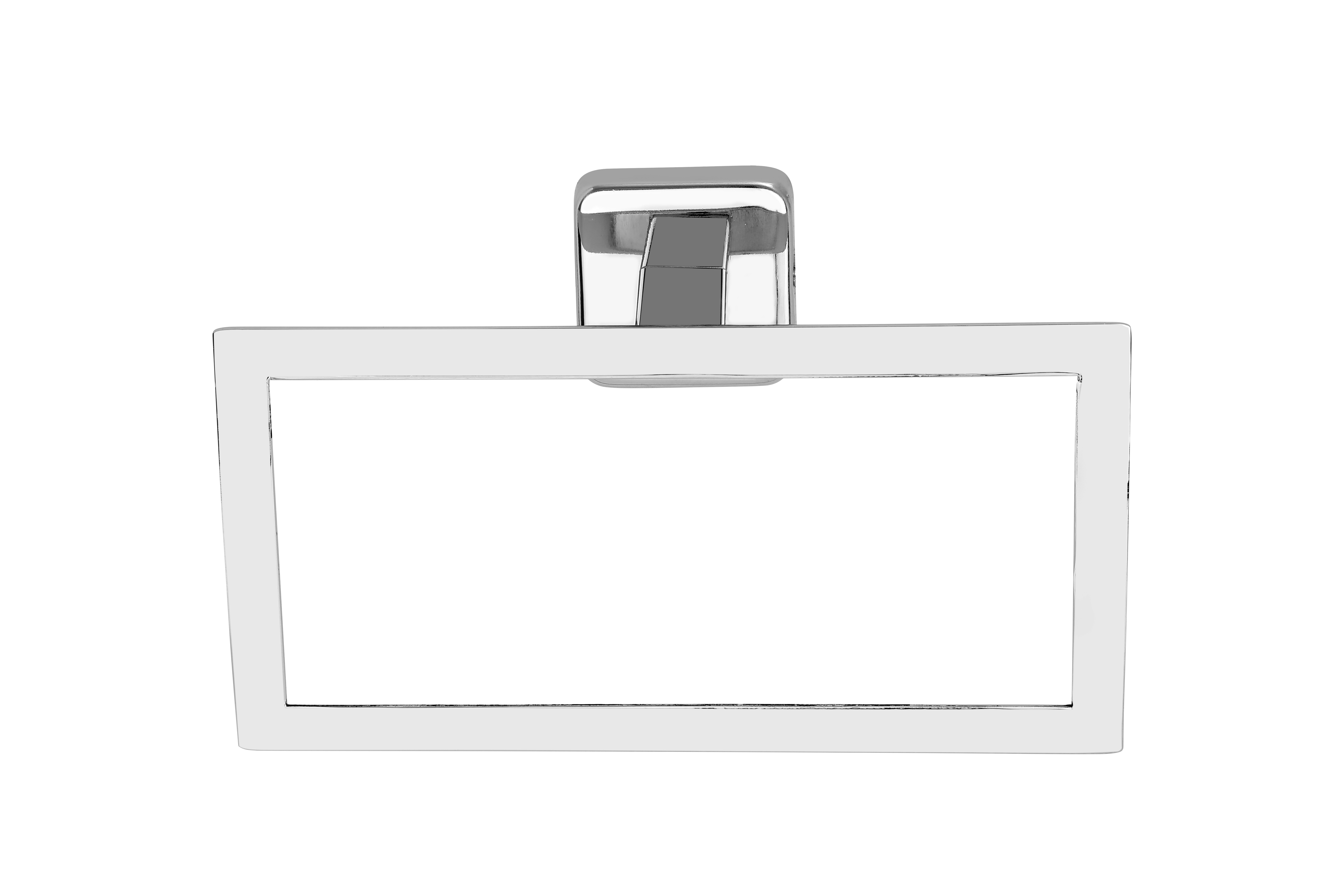 Amaze Napking Ring - Stainless Steel, 10 Inch Rectangular Design, Glossy Finish | Stylish Towel Holder For Enhanced Bathroom Aesthetics