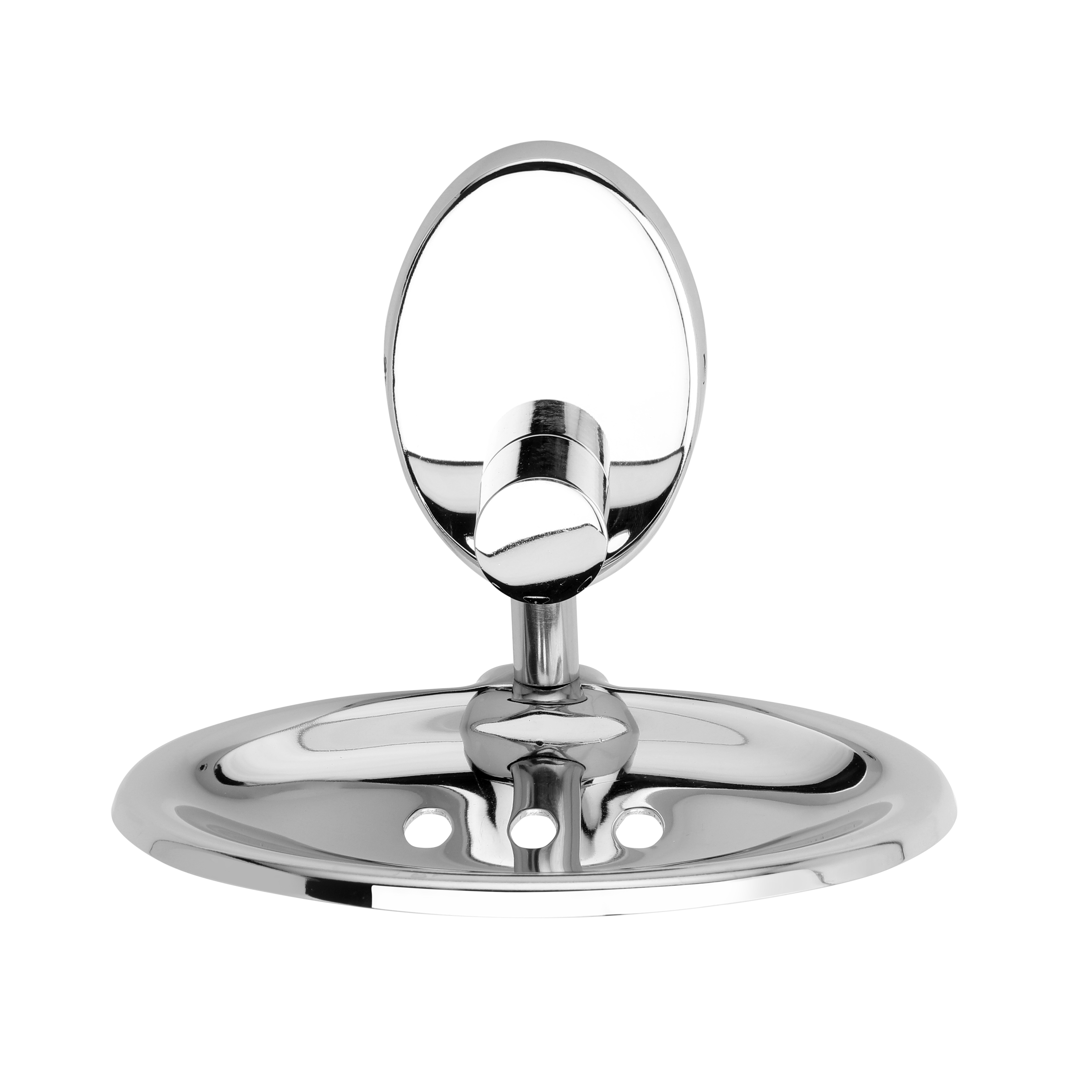 Punch Soap Dish - Stainless Steel, 7 Inch Oval, Glossy Finish | Elegant Design For Wall Mounting, Durable And Stylish Storage Solution