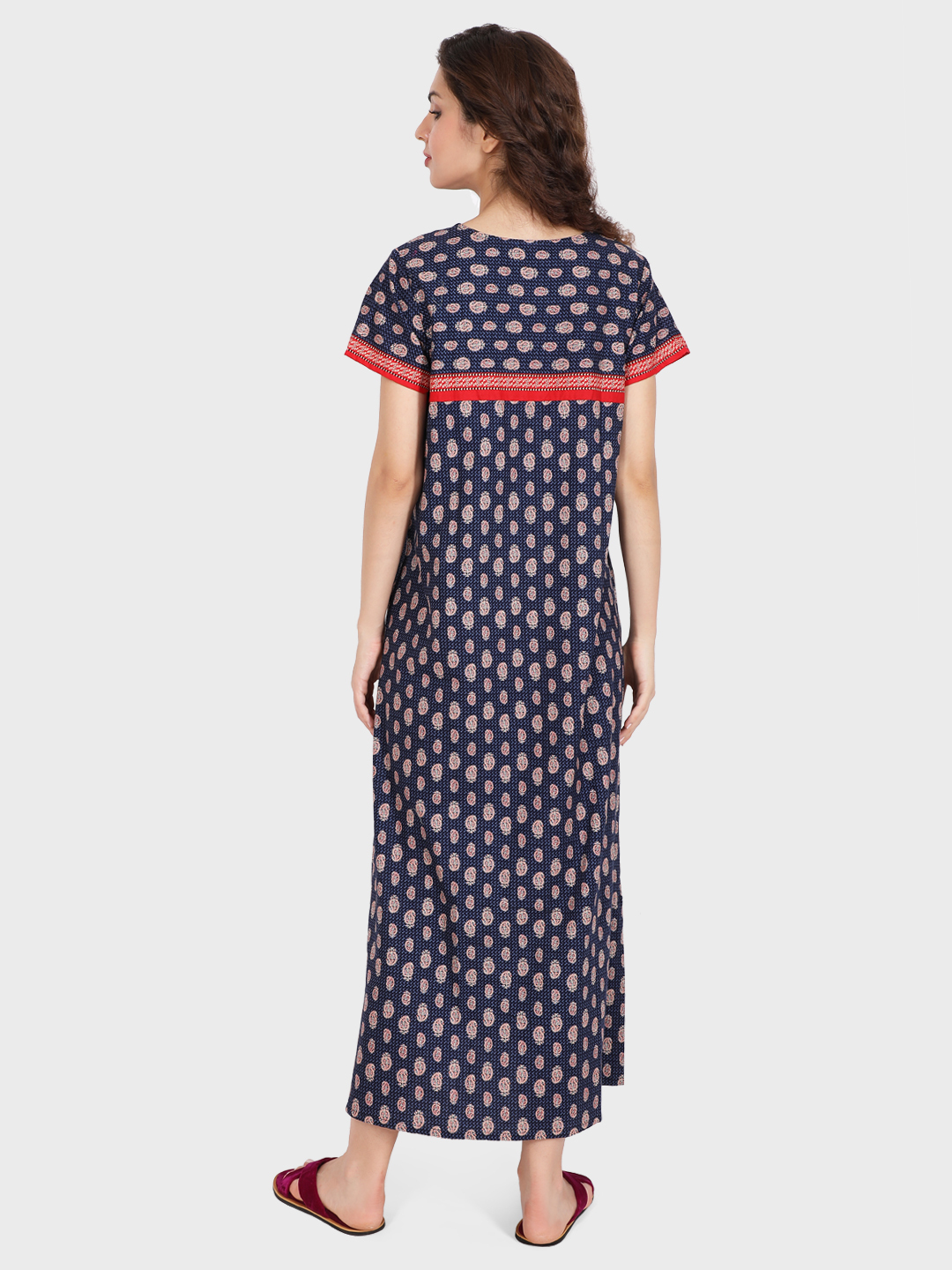 Plain Ladies Cotton Nightgown
