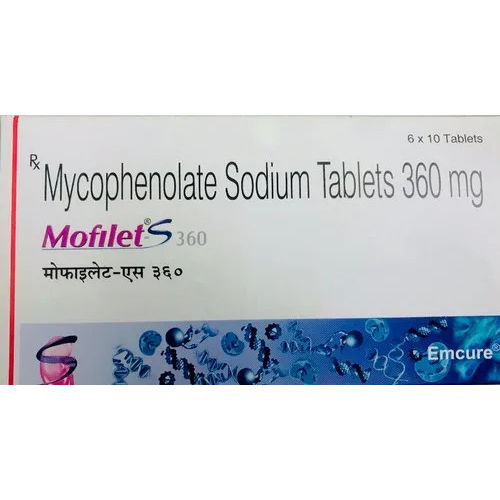 Mofilet S Mycophenolate Sodium Tablets General Medicines