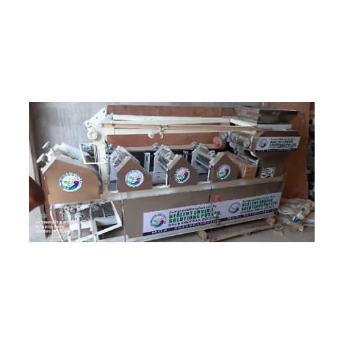 14 Roller Automatic Noodles Making Machine - Stainless Steel, 250-300 KG/HR Production, 4KW Power | PLC Control, High Efficiency, Eco-Friendly