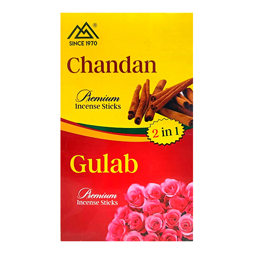 पर्यावरण के अनुकूल गुलाब और चंदन प्रीमियम अगरबत्ती