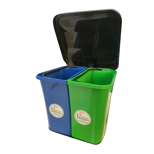 ग्रीन ब्लू 10 लीटर पेडल डस्टबिन