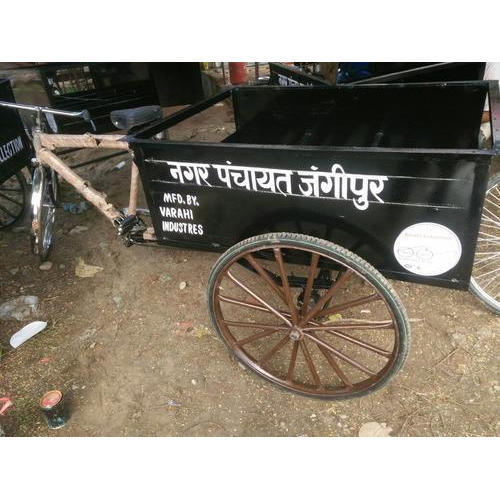 काला कचरा रिक्शा बिन