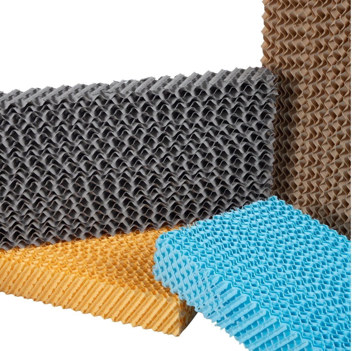 Cellulose Pad - 600 Mm To 1800 Mm Sizes, Brown And Green Brown Colors | Ideal For Industrial Cooling, Window Mount Installation, Versatile Usage