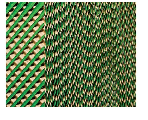 Cellulose Pad - 600 Mm To 1800 Mm Sizes, Brown And Green Brown Colors | Ideal For Industrial Cooling, Window Mount Installation, Versatile Usage