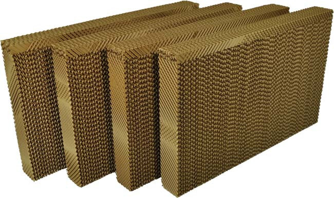 Cellulose Pad Wholesaler - Industrial Cooling Solution 600mm To 1800mm, Brown & Green Brown, Ideal For Livestock, Greenhouses, Pre Coolers