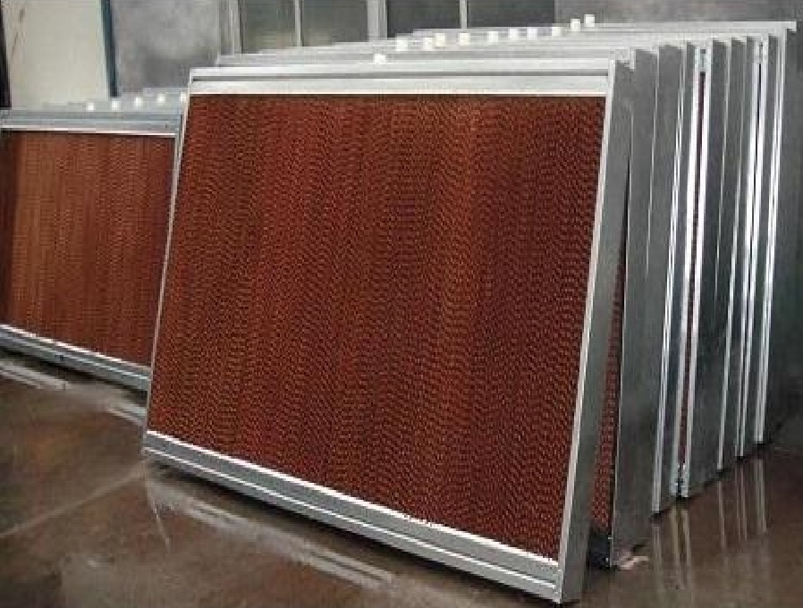 Cellulose Pad Wholesaler - Industrial Cooling Solution 600mm To 1800mm, Brown & Green Brown, Ideal For Livestock, Greenhouses, Pre Coolers