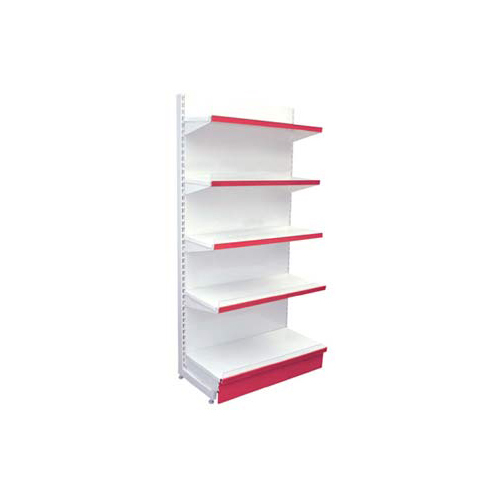 व्हाइट सुपरमार्केट शेल्विंग रैक