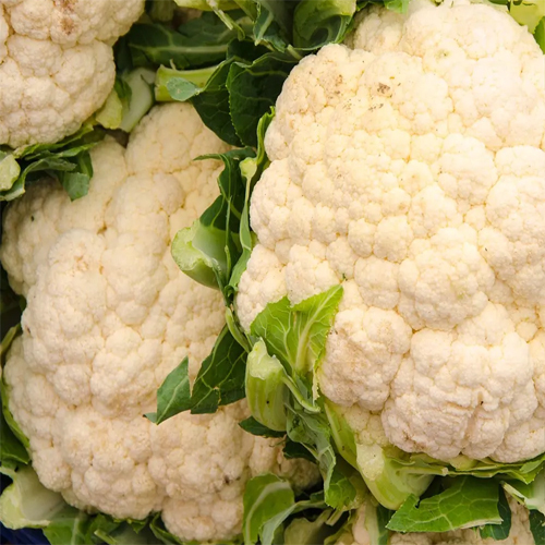 ताजा फूलगोभी के टुकड़े