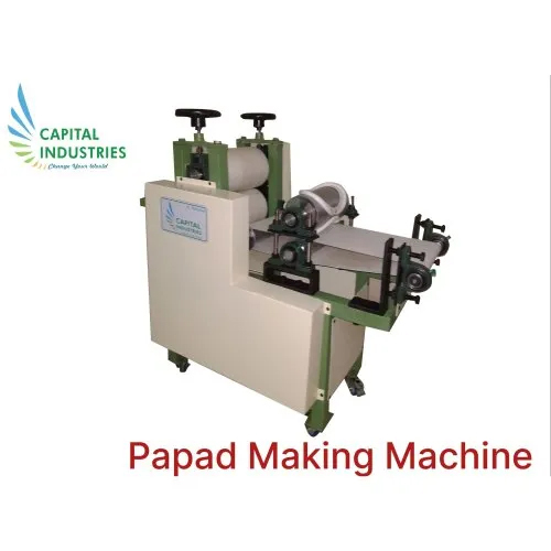सफेद स्वचालित पापड़ बनाने की मशीन