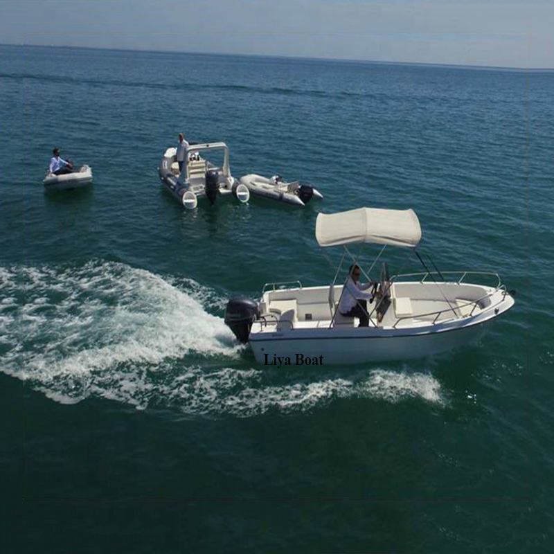 Liya 5m Commercial Fishing Boat Fiberglass Boats For Sale Dimensions: 16.4 Foot (Ft)