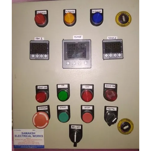 Automatic Furnace Control Panel - Metal Base, IP55 Rated, 220/440 Voltage | Painted Surface Finish, Reliable Performance
