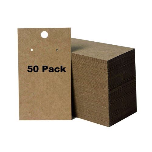 Earring Tag - Color: Brown
