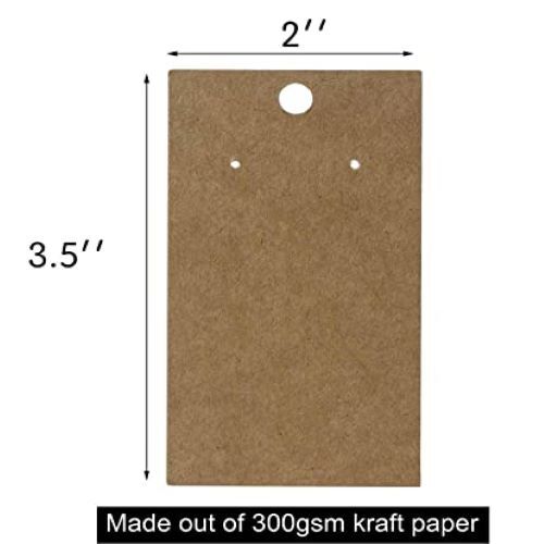 Earring Tag - Color: Brown