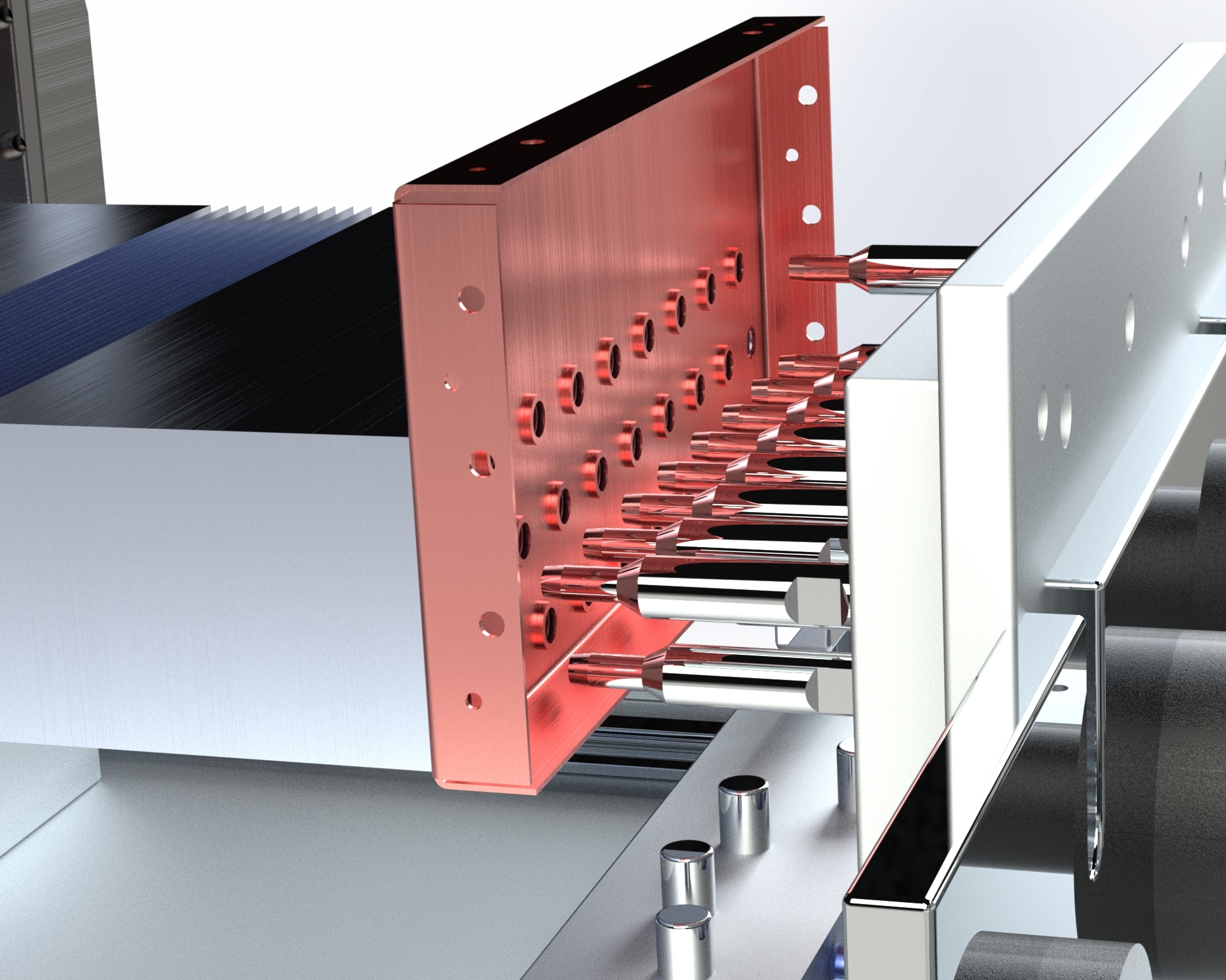 Low Noise Air Flushing Machine For Copper Coils