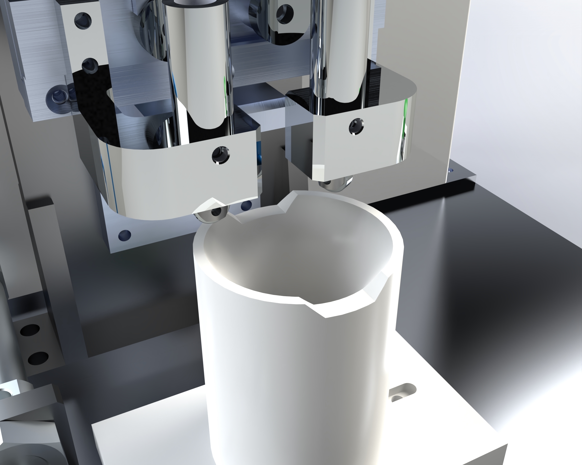 Eco Friendly Led Bulb Notching And Bending Machine