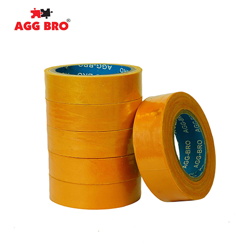Yellow Empire Tape - Adhesive, 12.5/19/25/37.5/50 Mm Width | Tear & Moisture Resistant, High Strength Insulation For Cable & Conductor Wrapping