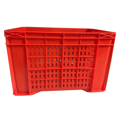 Plastic Red Virgin Banana Crate